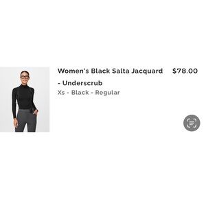 Figs Black Seamless Long Sleeve Top